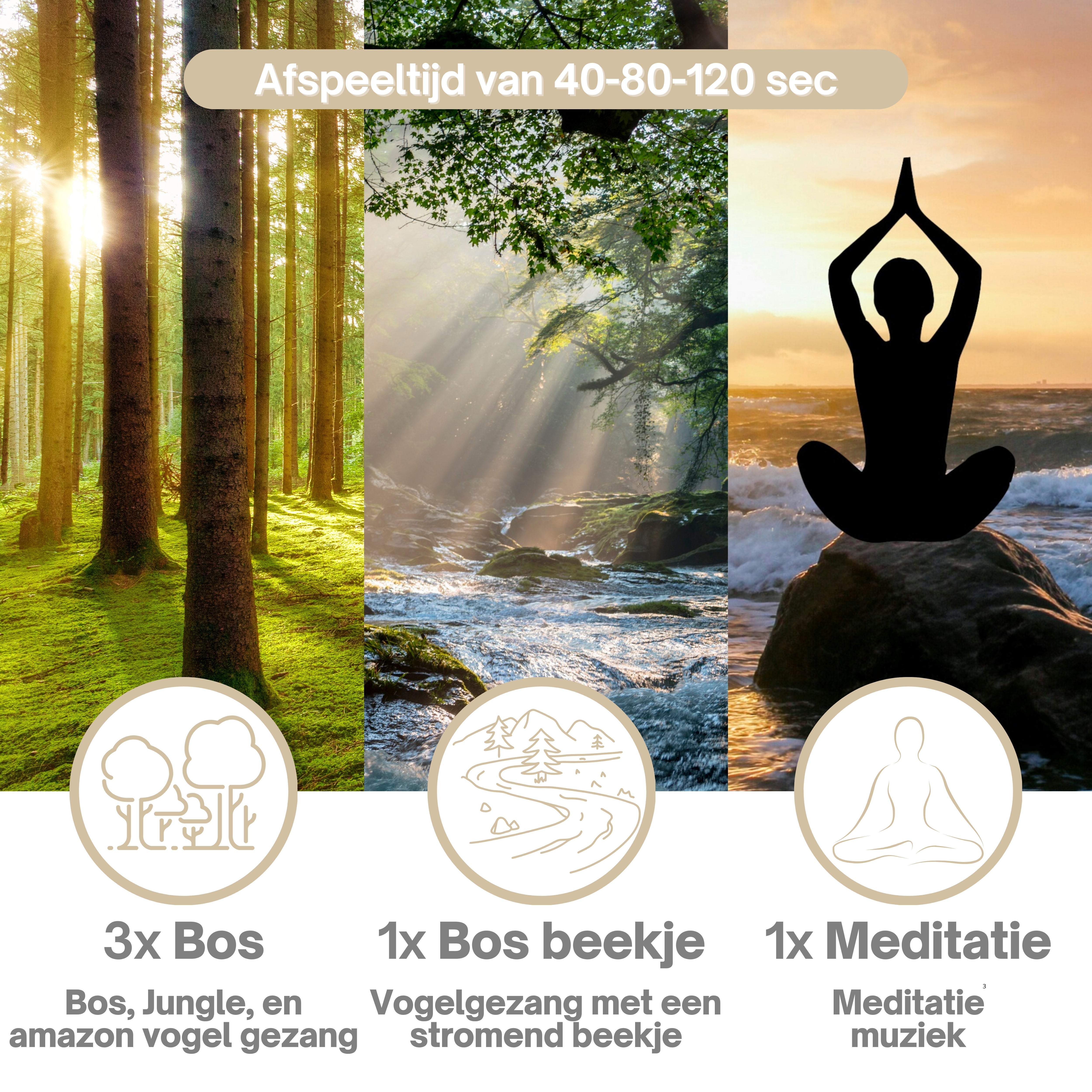 Nature Sound Box bamboe