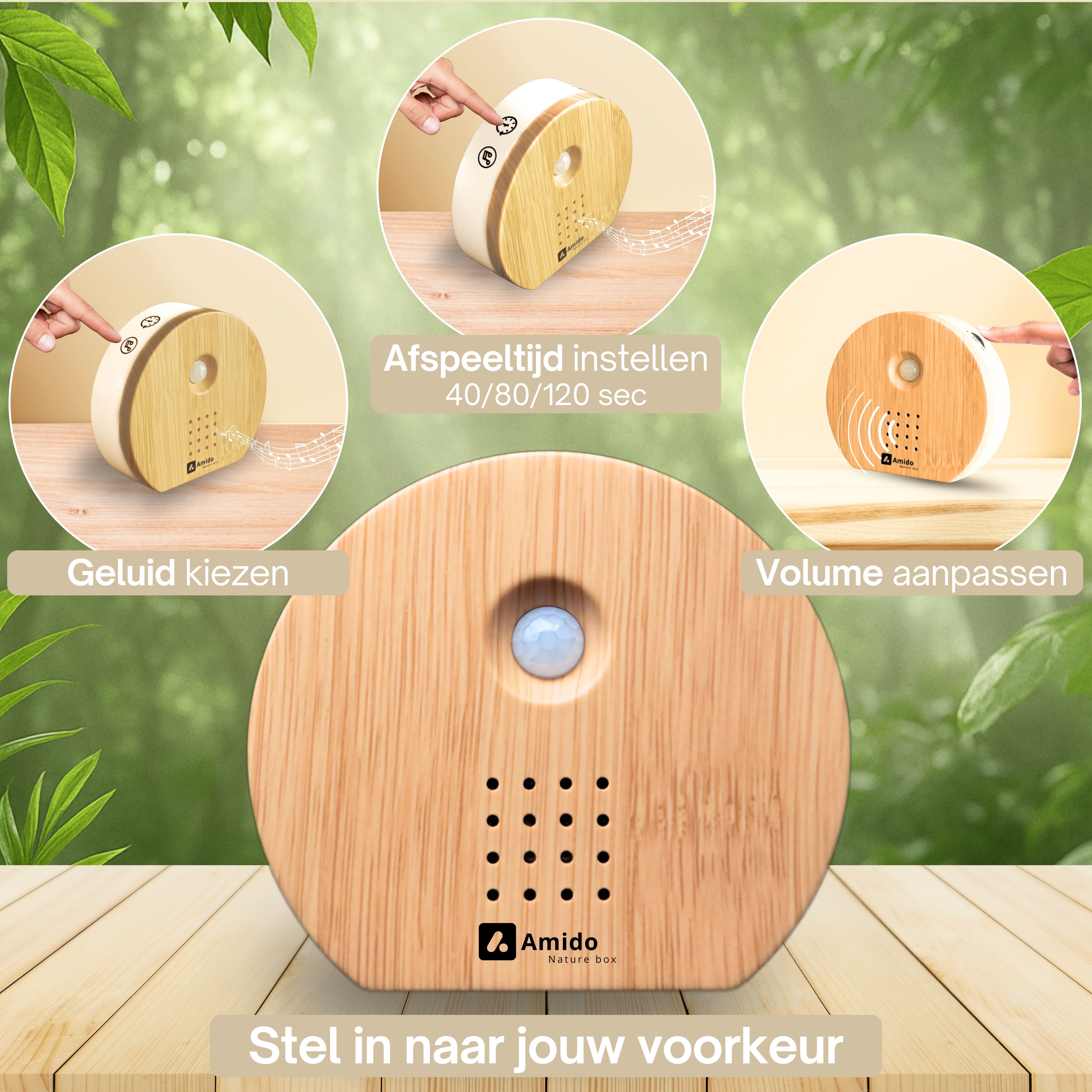 Nature Sound Box bamboe